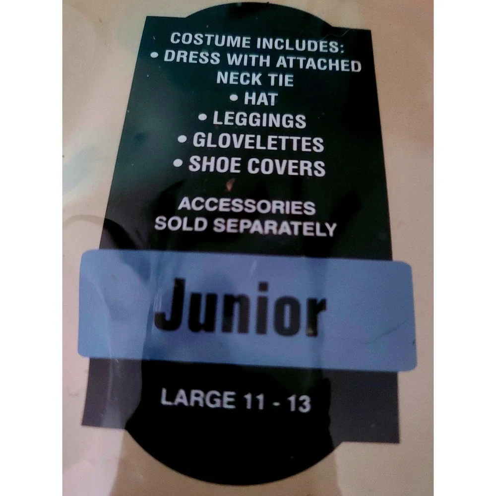 Mad Hatter Costumes Junior Large 11-13 Girls Dress Up Set 378 Purple‎ Halloween
